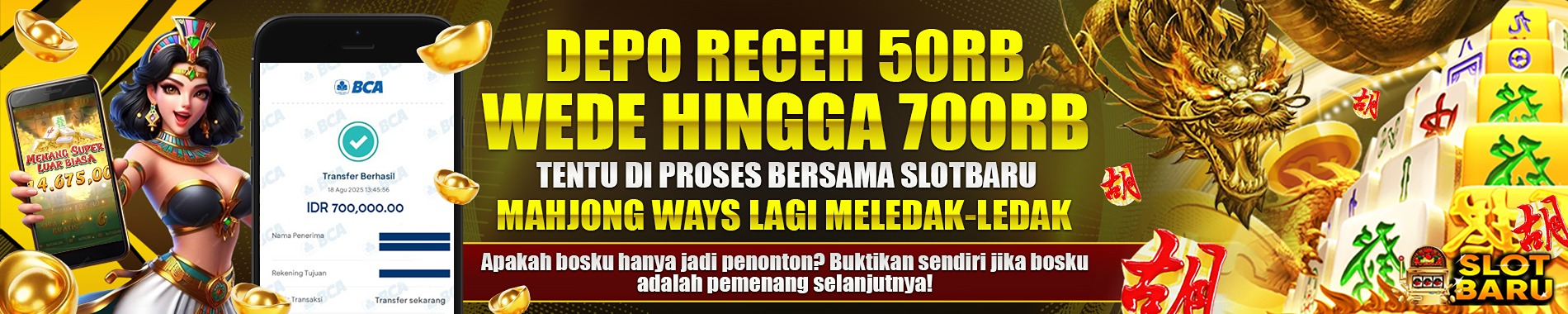 Depo Receh 50rb wede 700rb mahjong ways 2